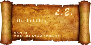Lihi Estilla névjegykártya